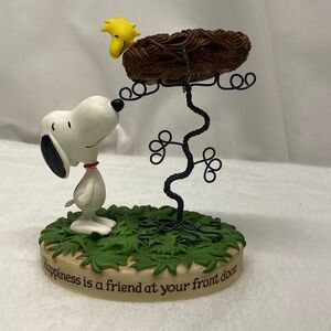 Hallmark Snoopy & Woodstock Nest Collectible Sculpture